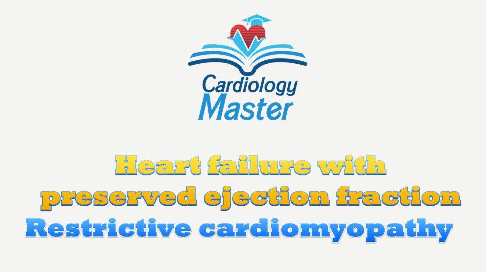 Heart failure with preserved ejection fraction, Restrictive CMP
