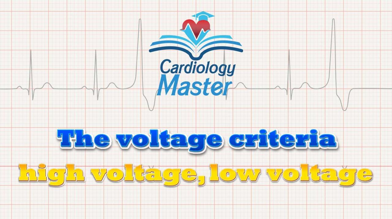 9. The voltage criteria, low and high voltage
