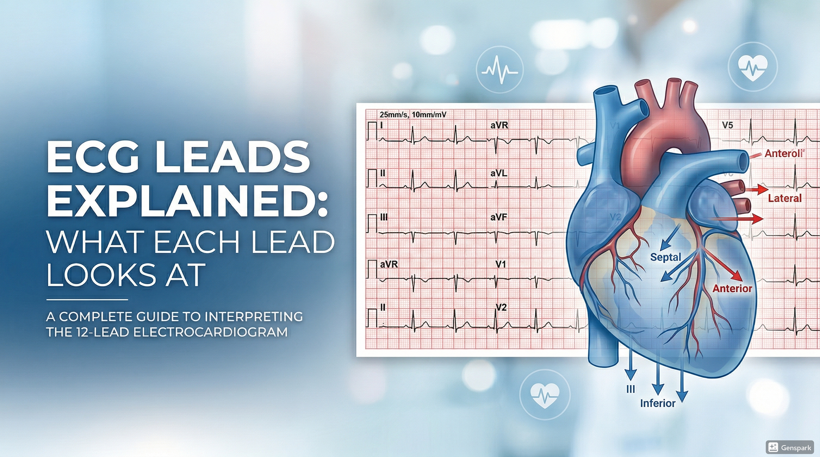 ECG Leads Explained: What Each Lead Looks At
