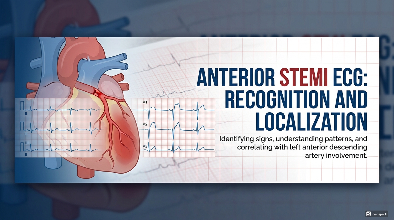 Anterior STEMI ECG: Recognition and Localization