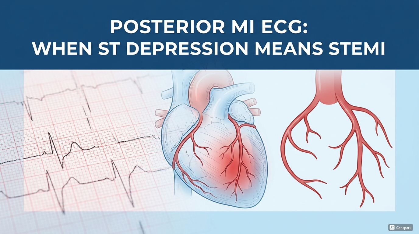 Posterior MI ECG: When ST Depression Means STEMI
